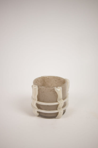 Telysholder Caramel taupe 10 cm