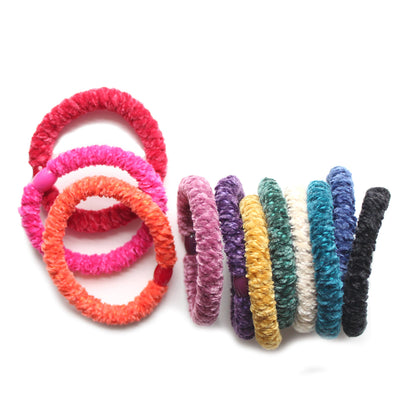 Kknekki Hair Tie Velvet Old Pink