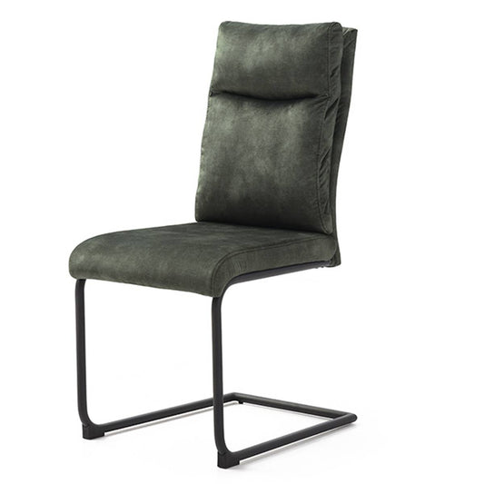 Baxter dining chair green velvet