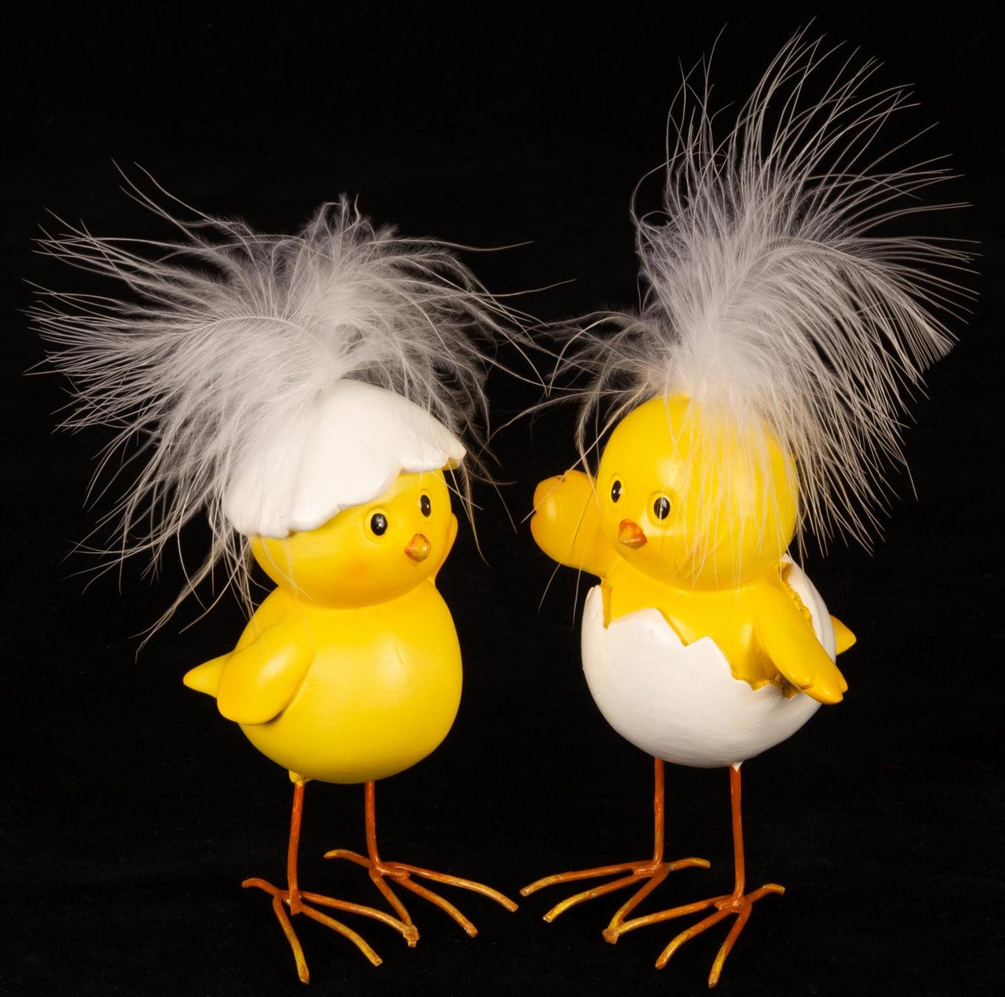 Kylling i egg gul/hvit 6x10 cm