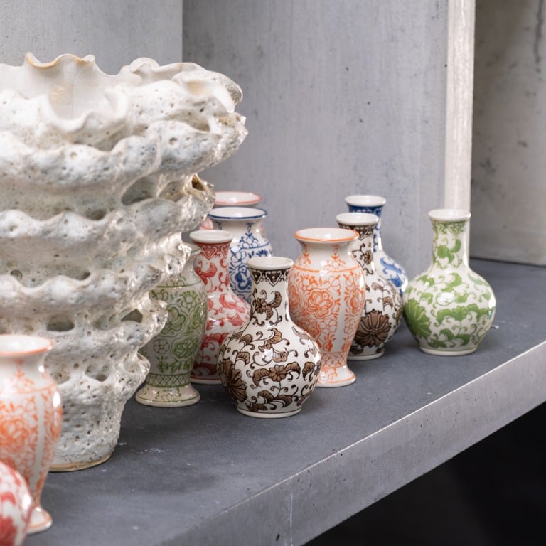 Porcelain vase 12 cm
