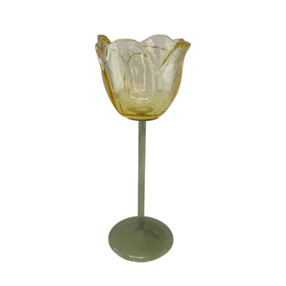 Telysholder Tulia gul 22 cm