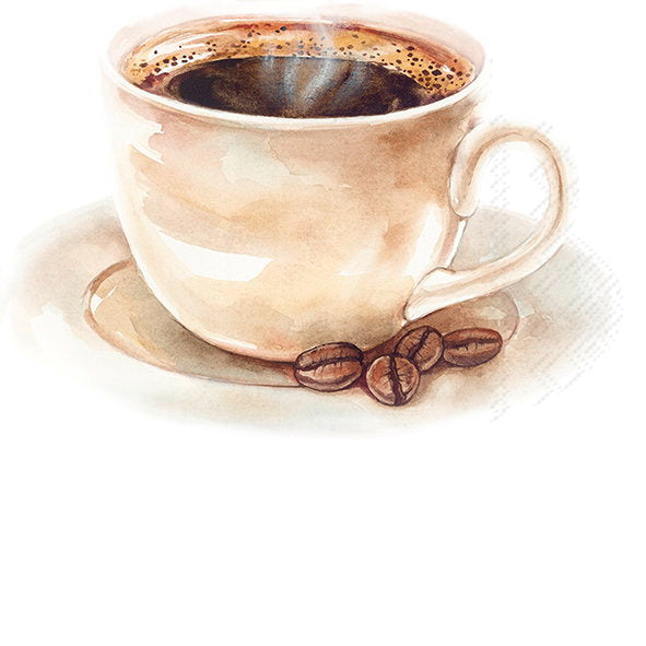 Serviett lunch Coffee shaped
