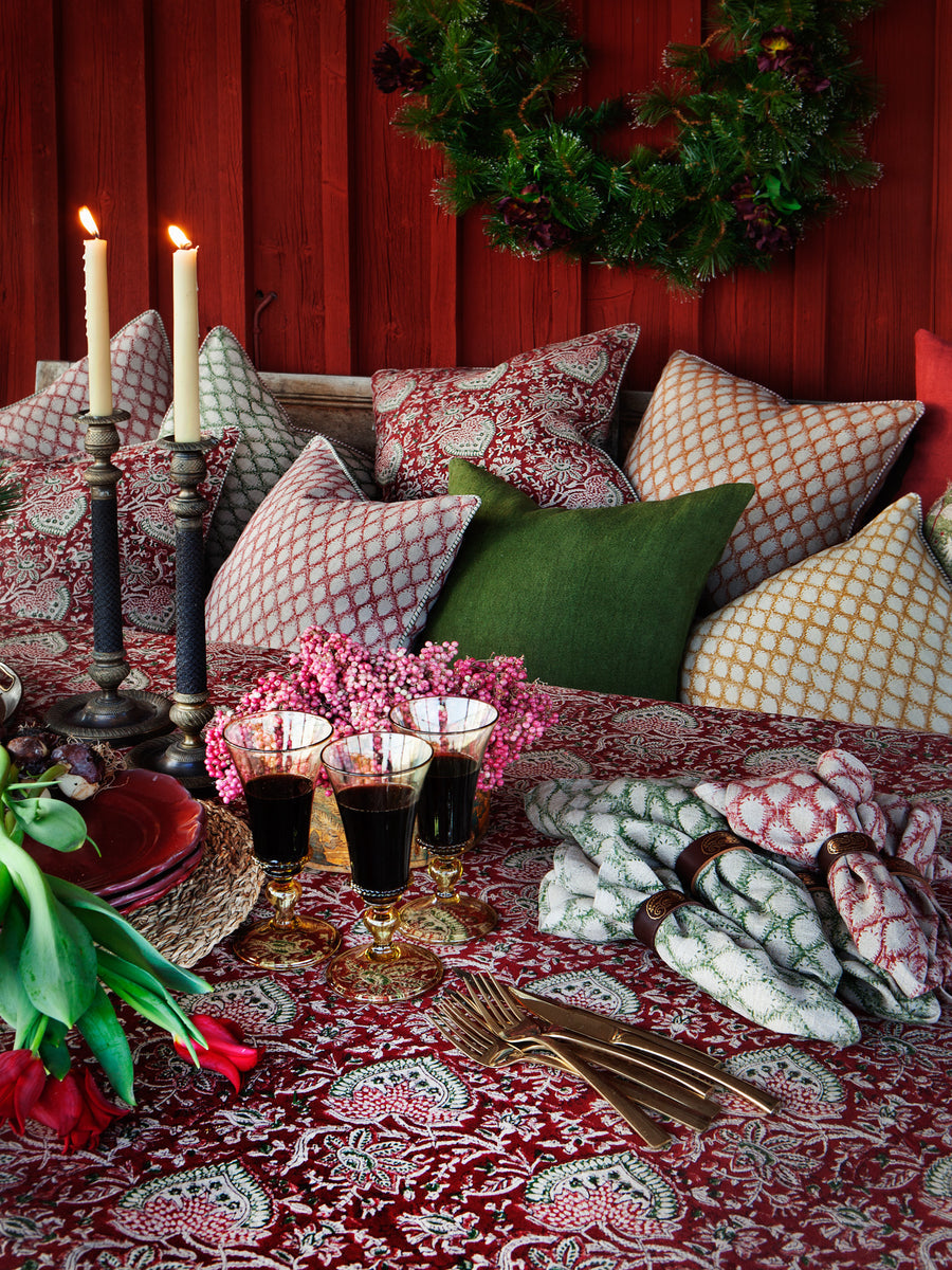 Pillowcase Oriental red 50x50 cm