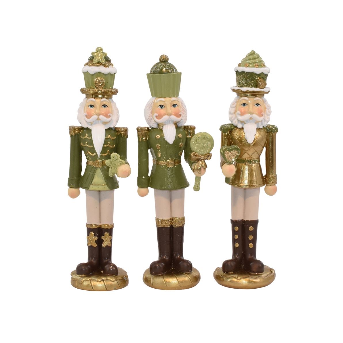 Nøtteknekker grønn 18 cm