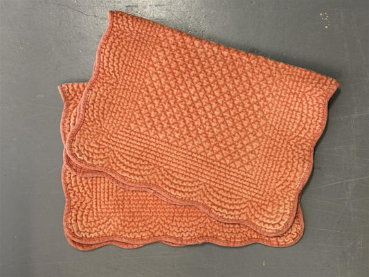 Spisebrikke velour Burnt Orange
