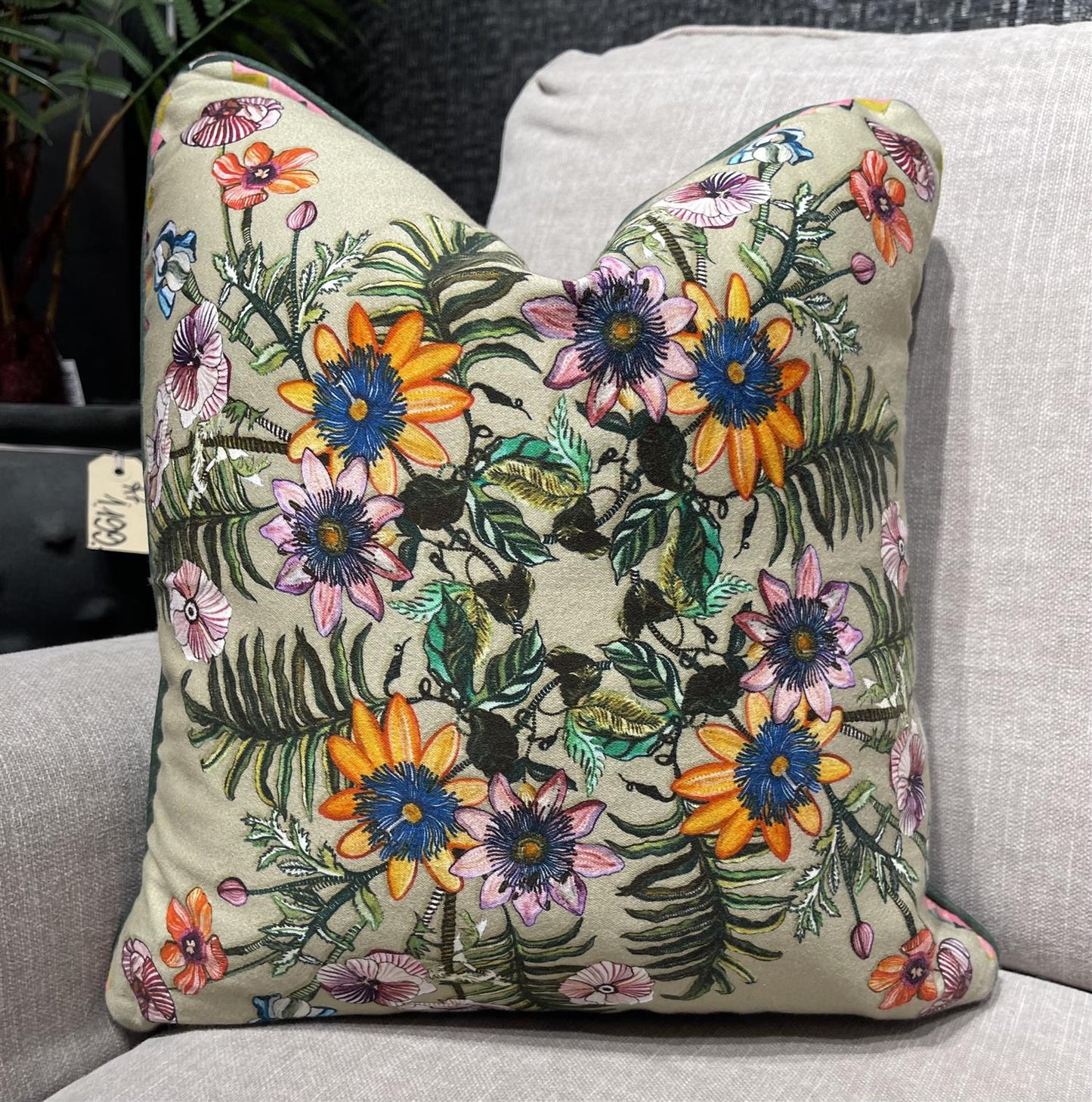 Putetrekk Lisa beige 45x45 cm