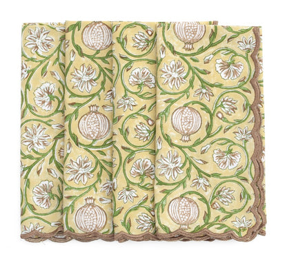Serviett Tangier Pomegranate Butter Yellow 50x50 cm