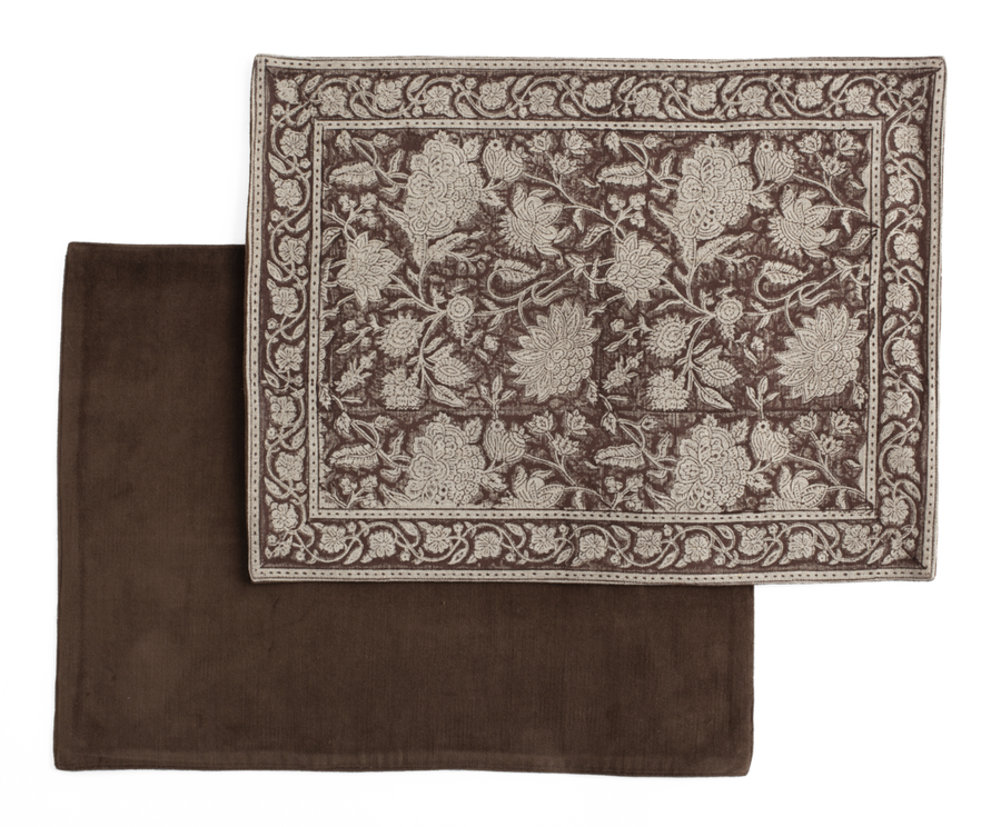 Placemat Indian Rose Brown