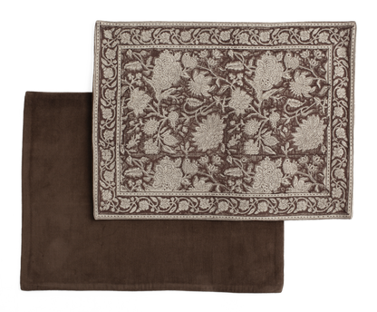 Placemat Indian Rose Brown