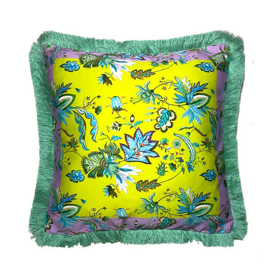 Putetrekk Cymone lime 45x45 cm