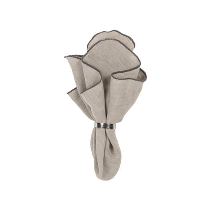 Serviett Gracie 45x45 cm taupe warm grey