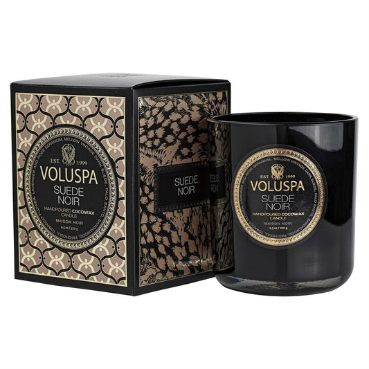 Duftlys Suede Noir Classic Boxed Candle 60 Timer