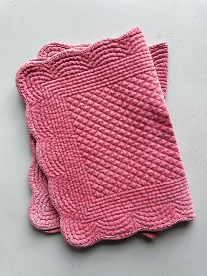 Spisebrikke velour Coral