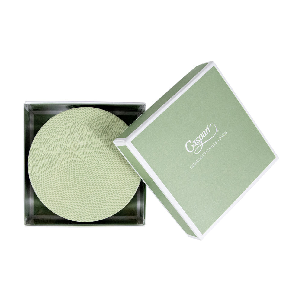 Coaster Lizard Moss green 8 stk