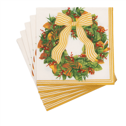 Napkin lunch Magnolia Wreath