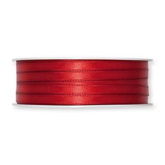 Decorative tape red 6 mm