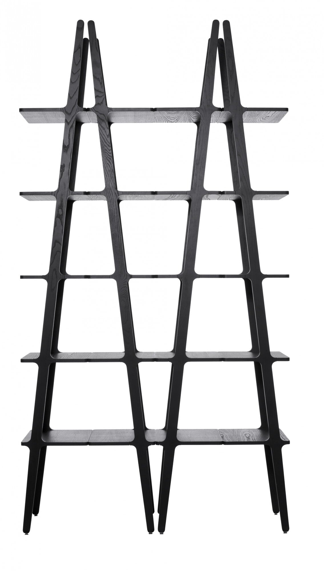 Swedese Libri 5 shelves Black ash