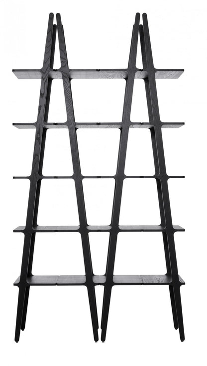 Swedese Libri 5 shelves Black ash