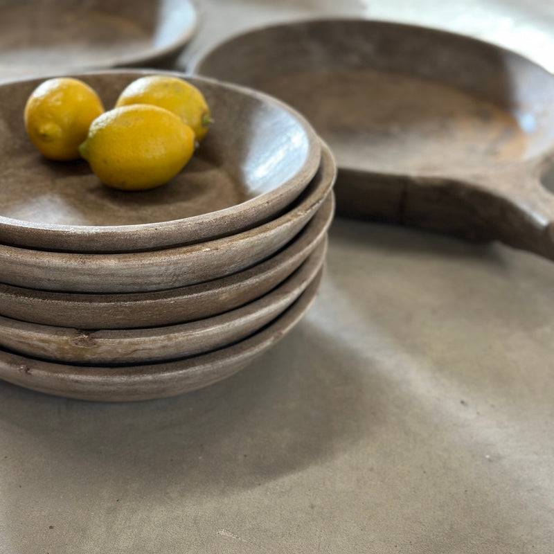 Vintage marmor skål 23 cm