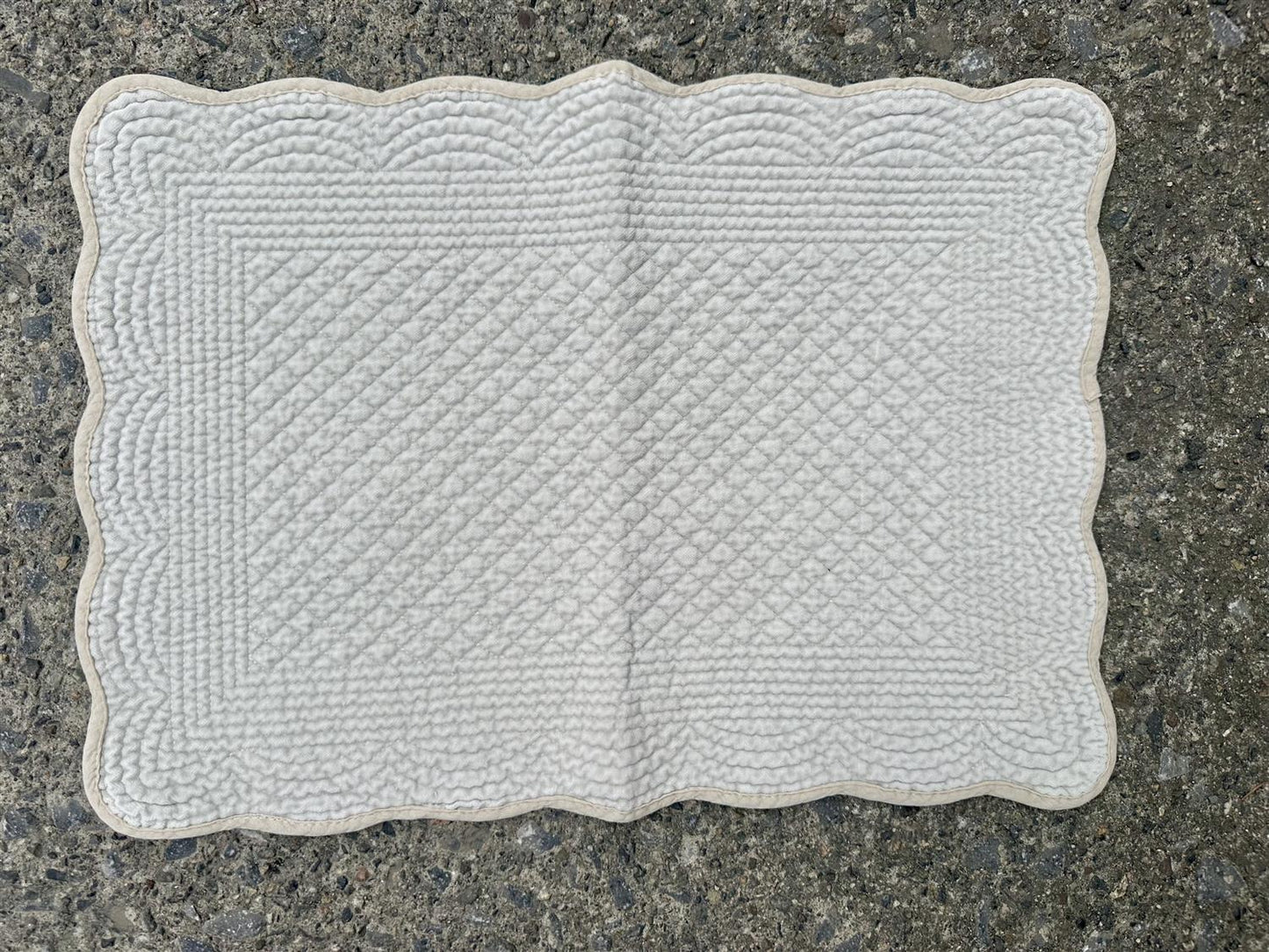 Spisebrikke velour Light Blue