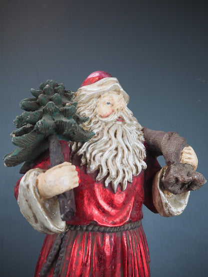 Santa Claus with Christmas Tree and Sack 48 cm