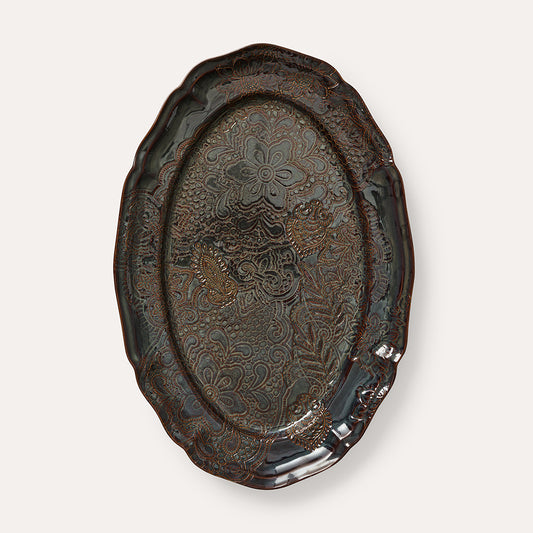 Serveringsfat ovalt 49x32 cm Fig