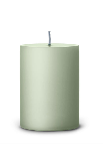 03 Water Mint Pillar Candle 7x10 cm
