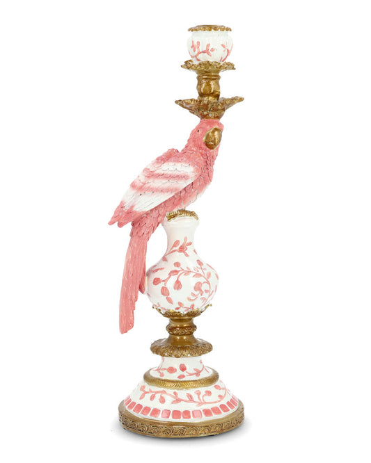 Lysetake papegøye rosa 40 cm