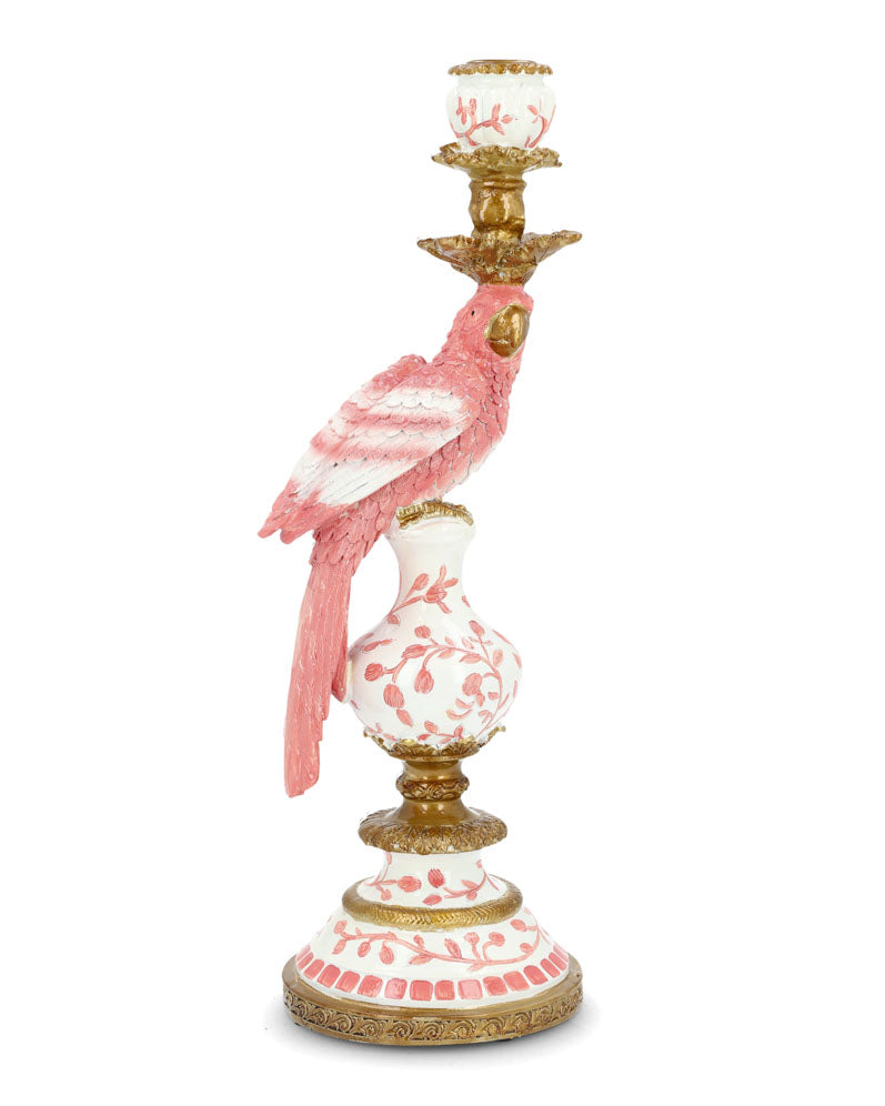 Lysetake papegøye rosa 40 cm