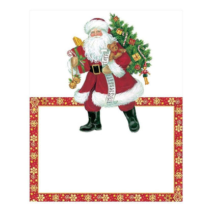 Place cards Lynn Haney Santa 8 pcs