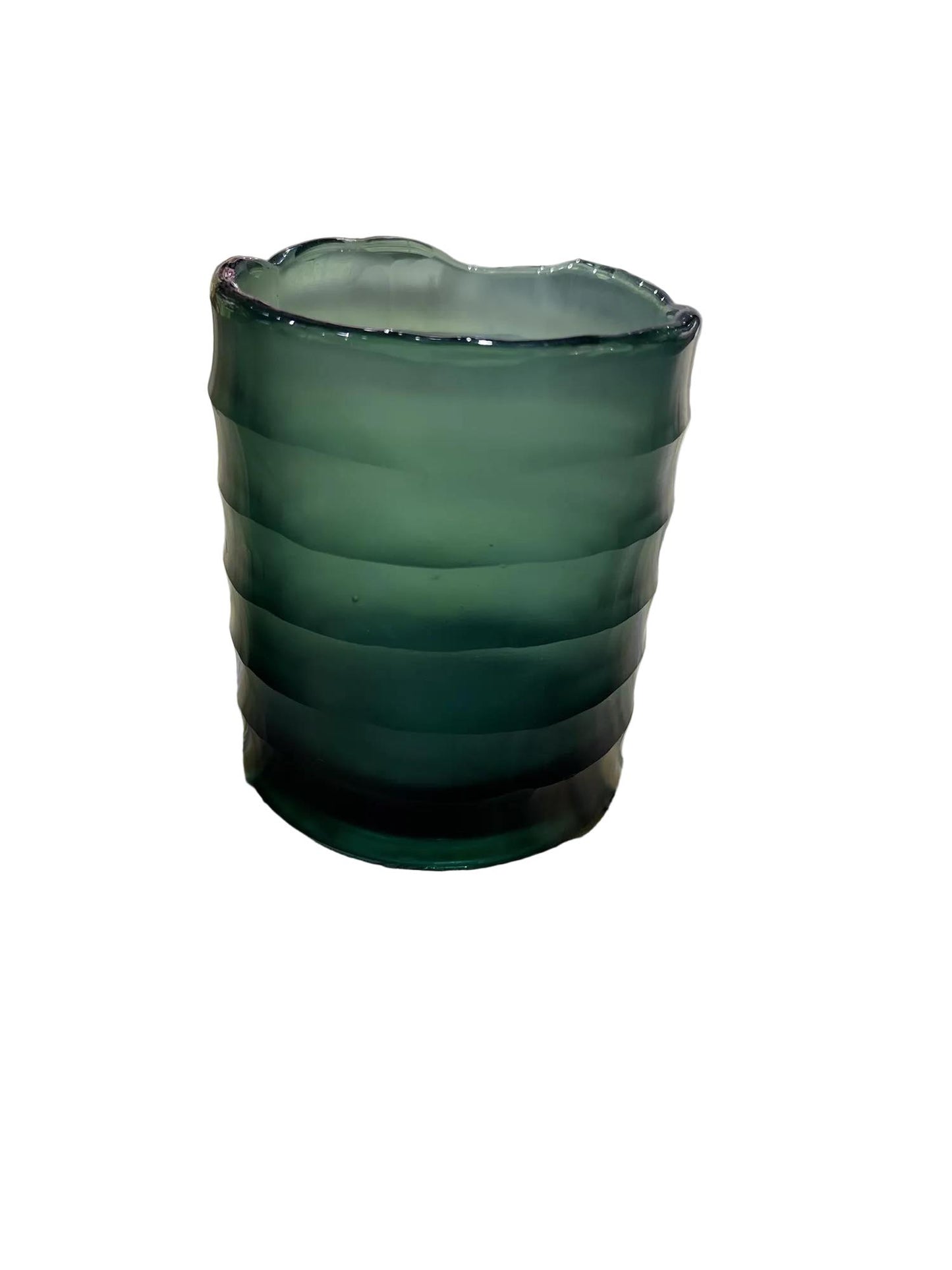 Tealight holder green 9 cm