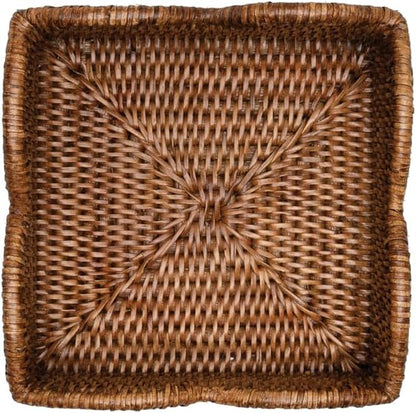Napkin holder rattan scallop lunch