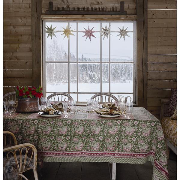 Placemat Oriental green