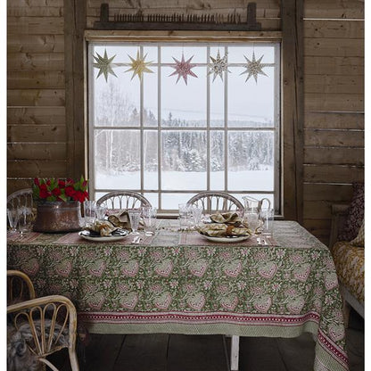 Placemat Oriental green