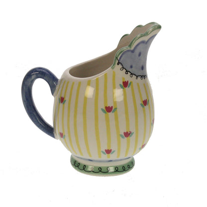 Mugge gul med fugl 12 cm