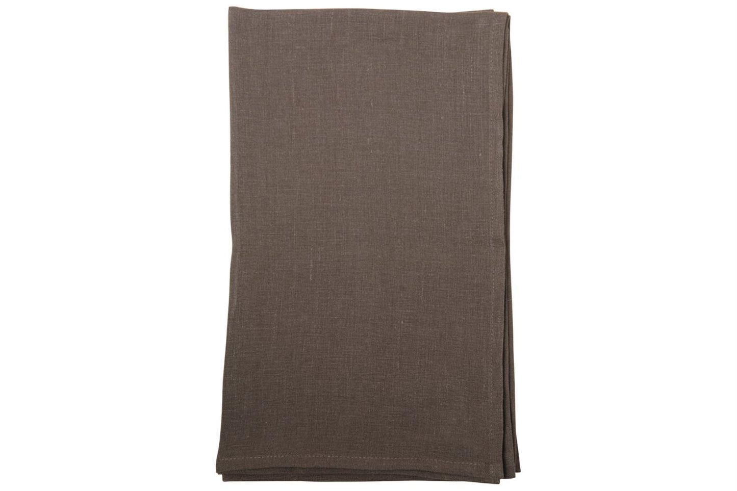 Linen table runner brown 45x150 cm