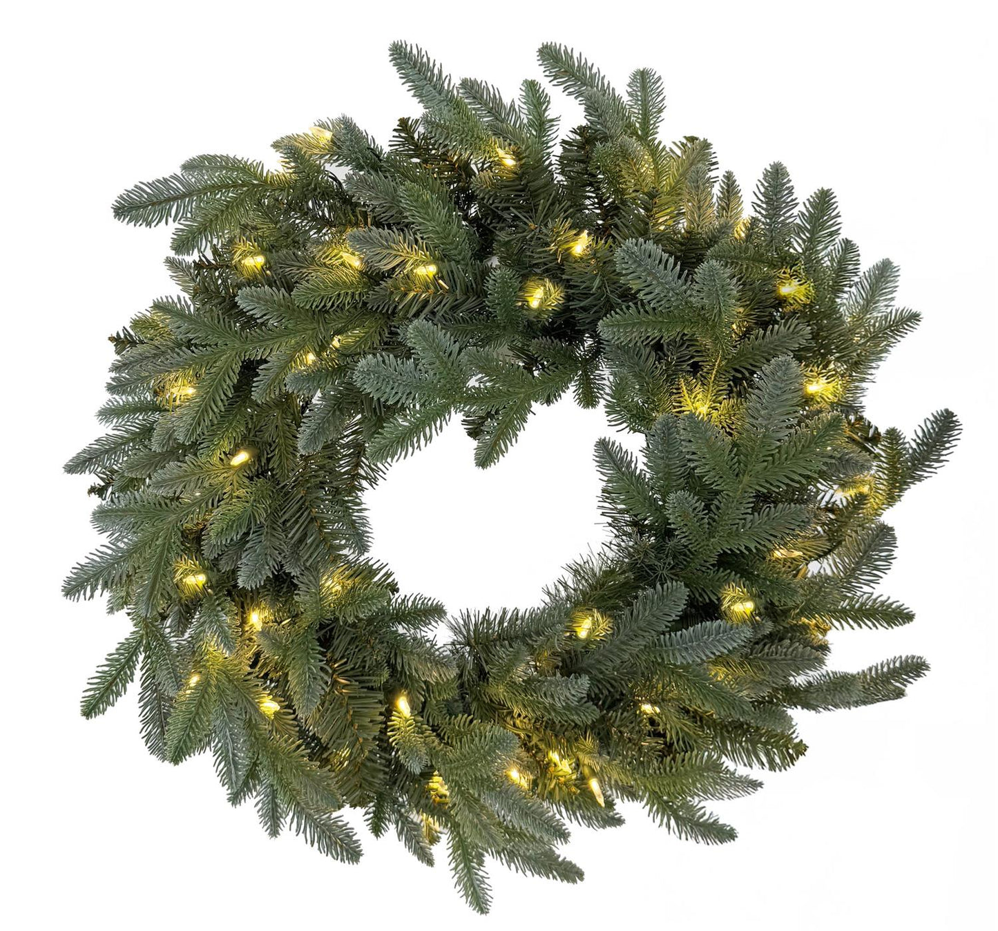 Krans gran med 50 LED lys 75 cm