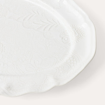 Serveringsfat ovalt 49x32 cm White