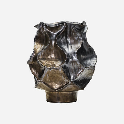 Vase Waves Antique metallic