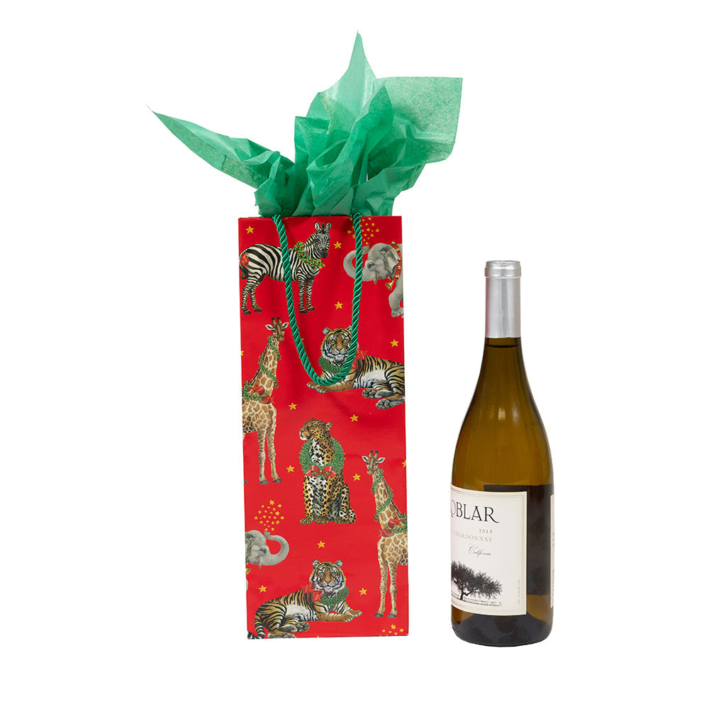 Gavepose vin Wild Christmas Red