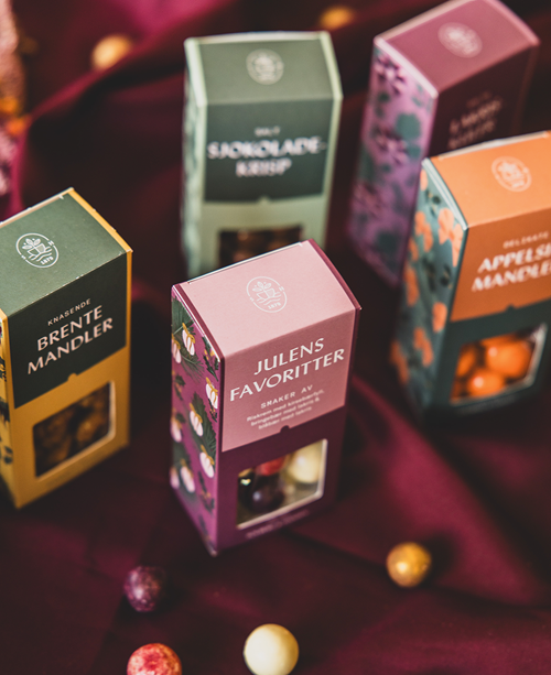 Brente mandler 130 gram