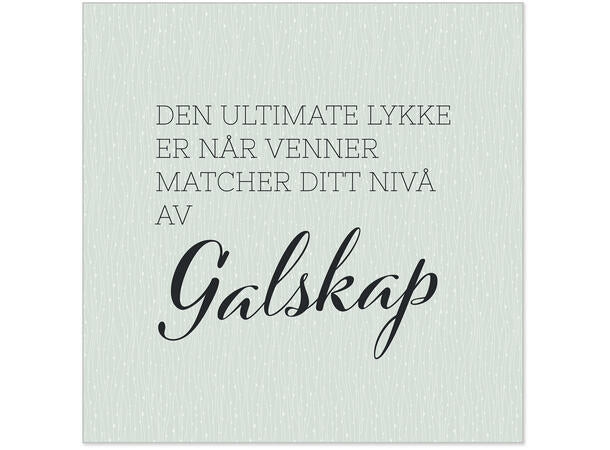 Serviett lunch ultimate lykke