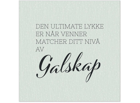 Serviett lunch ultimate lykke