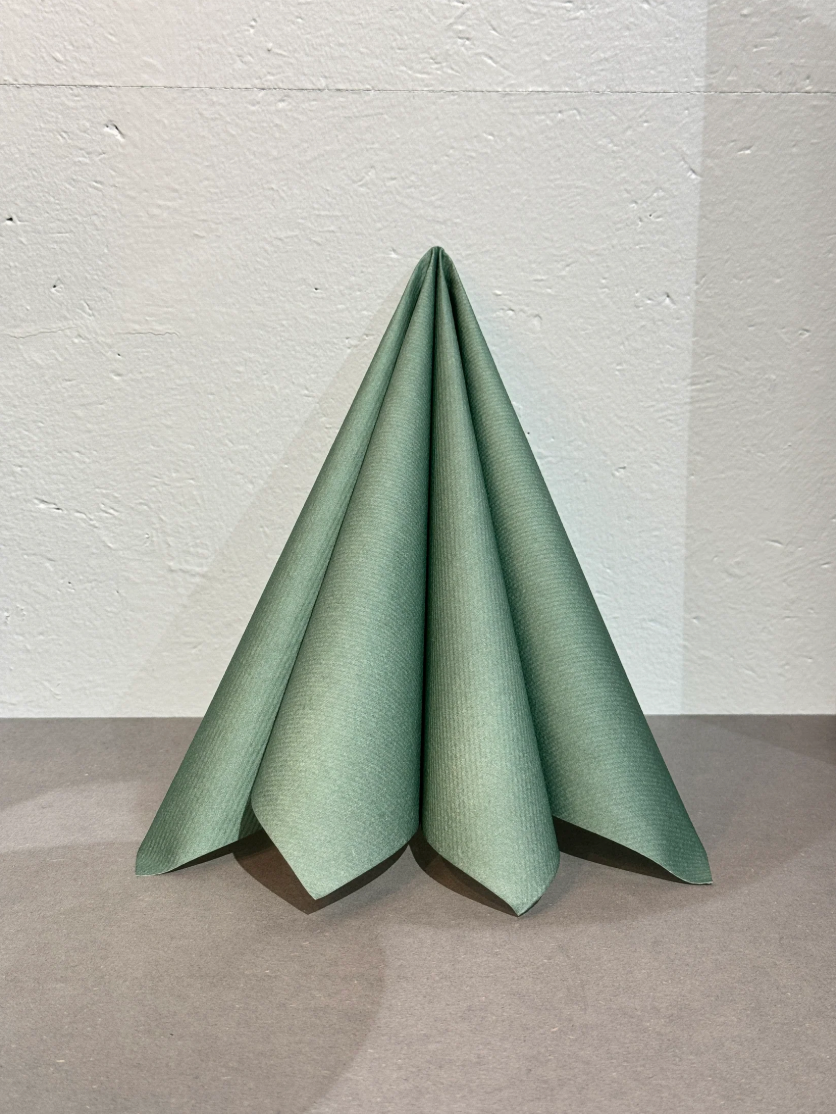 Middagserviett textile touch støvet grønn