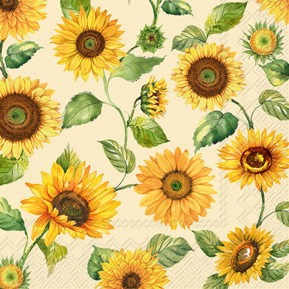 Serviett kaffe Golden Hour cream