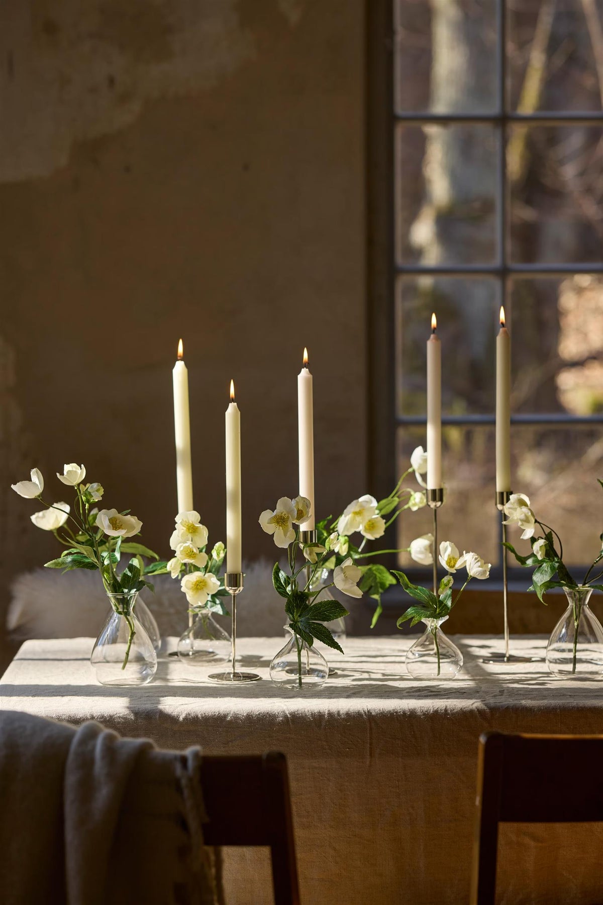 Christmas rose white 57 cm