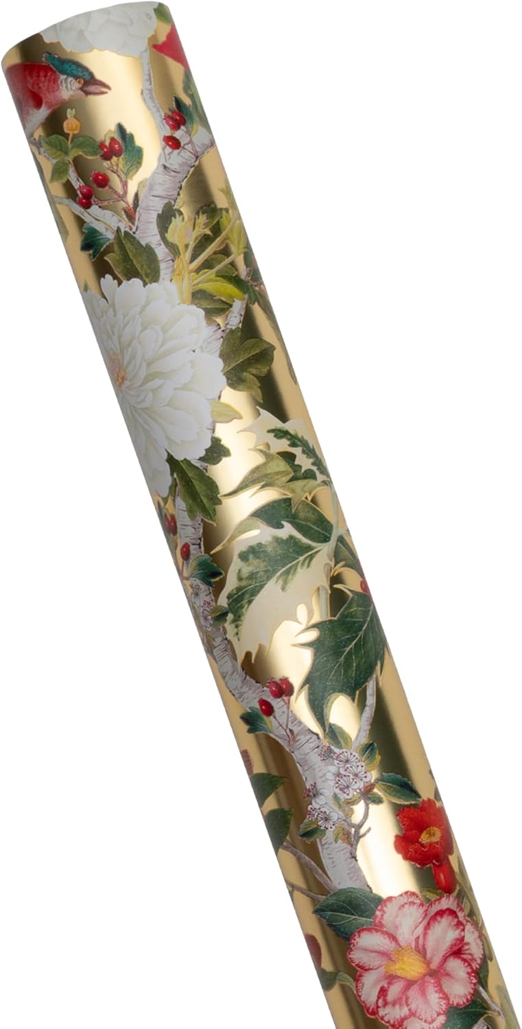 Gavepapir Chinoiserie Gold 2,4 meter
