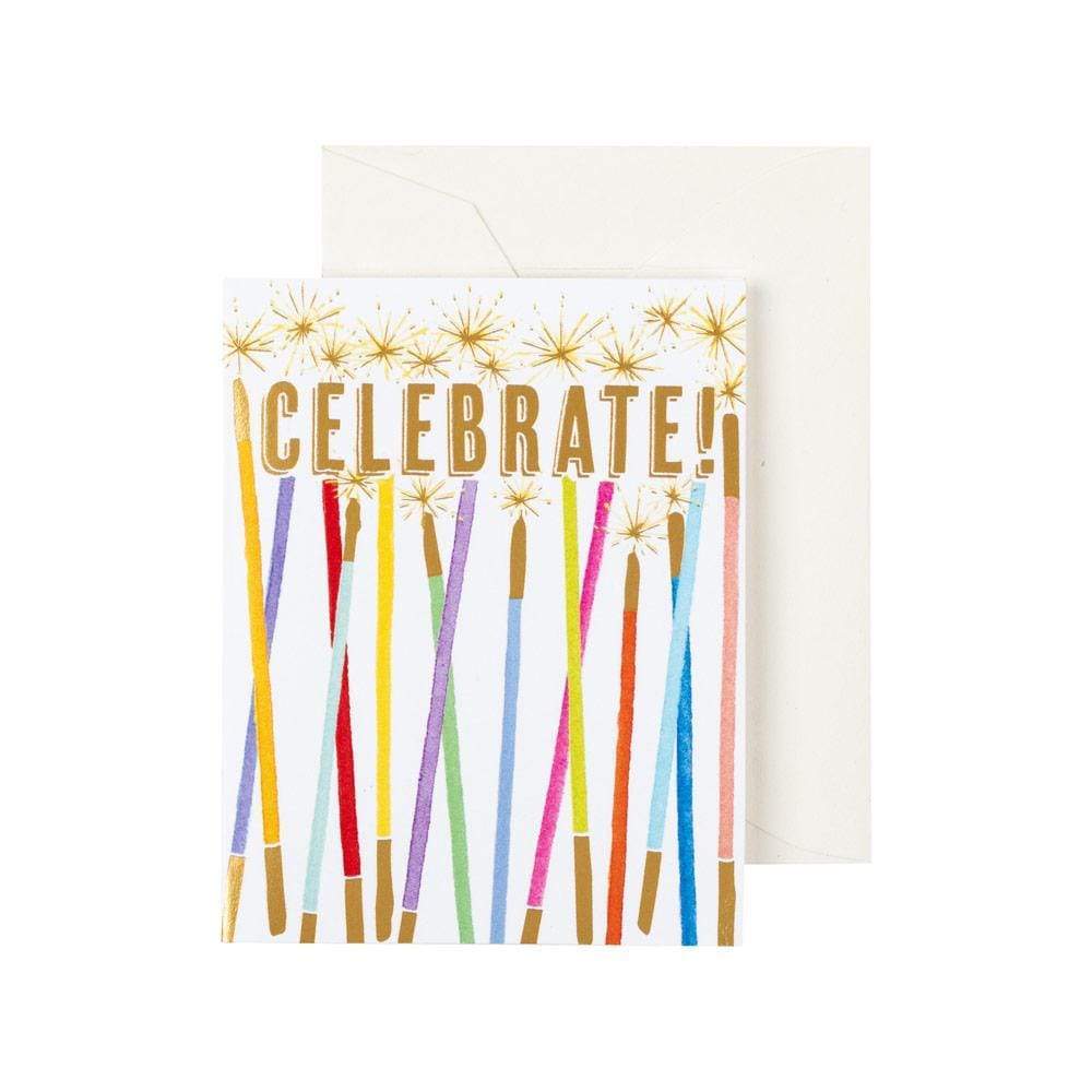 Lite kort Party Candles 4 stk