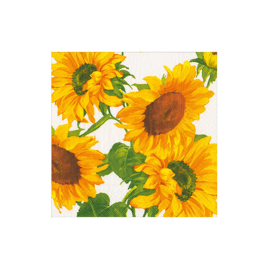 Serviett kaffe Sunflower Field